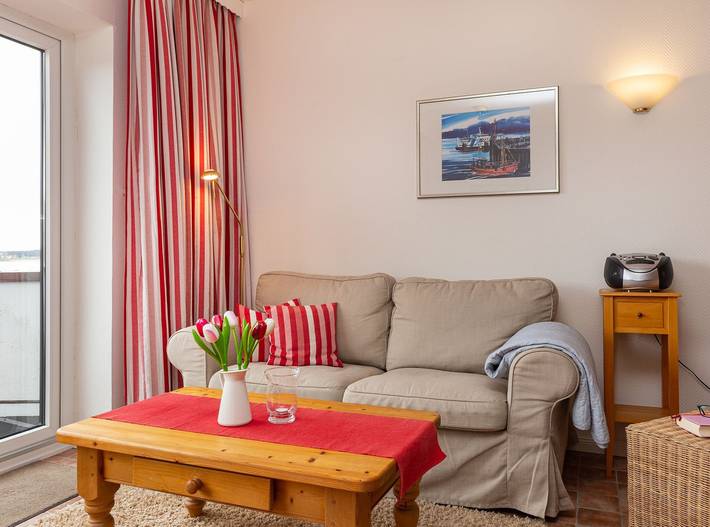 Ferienwohnung für 2 Personen, mit Ausblick und Terrasse, mit Haustier in Wittdün - 2