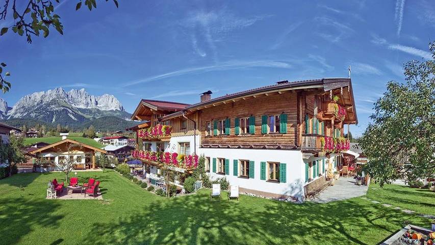 Ferienwohnung für 2 Personen, mit Garten und Balkon, kinderfreundlich in Going am Wilden Kaiser