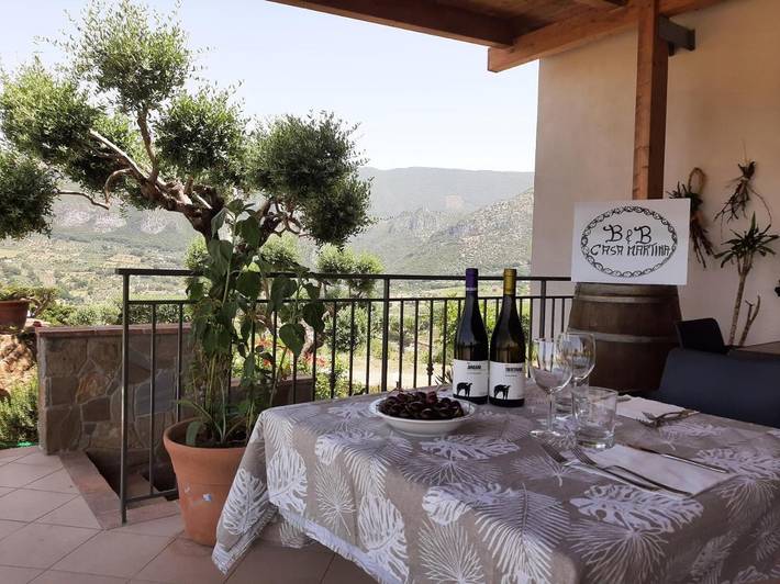 Chambre d’hôte pour 4 personnes, avec vue et jardin à Giungano