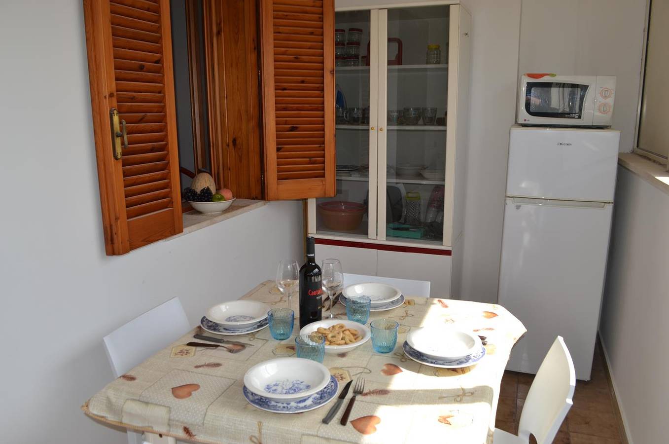 Casa vacanze 'Casa con clima per 6' con balcone, adatta agli animali domestici in San Foca, Provincia di Lecce