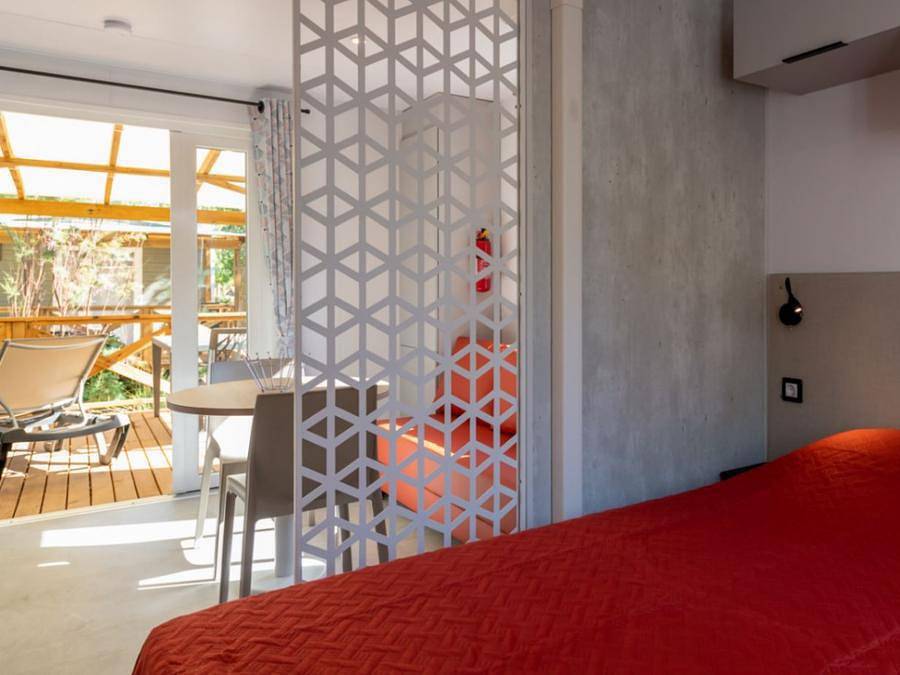 Camping Sunelia Les Sablons - Mobilhome 2 personnes - Sunelia Mh Prestige 1 Ch 1 Sdb in Portiragnes Plage, Portiragnes