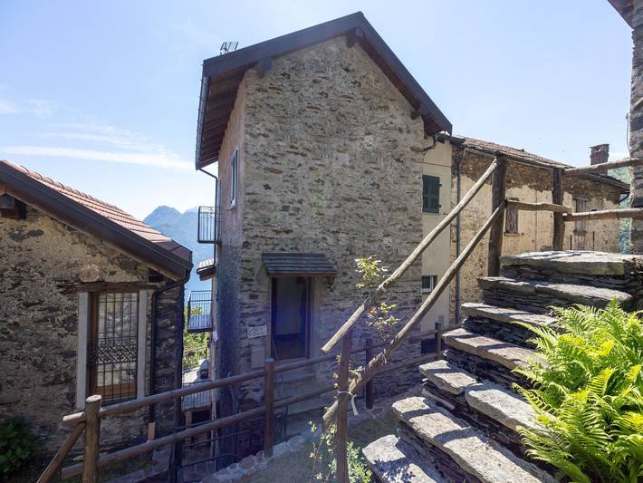 Ferienhaus für 3 Personen, mit Balkon und Balkon/Terrasse sowie Garten in Comune di San Siro