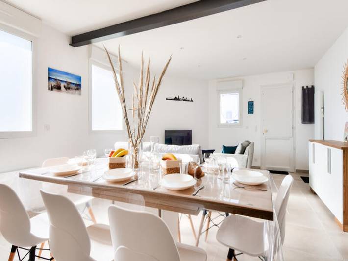 Appartement de vacances pour 8 personnes, avec terrasse, adapté aux familles