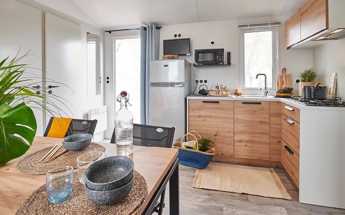 Zecamping 3* familial piscine couverte mobil-home Tv Bbq 27m2 in Talmont-Saint-Hilaire, Vendée