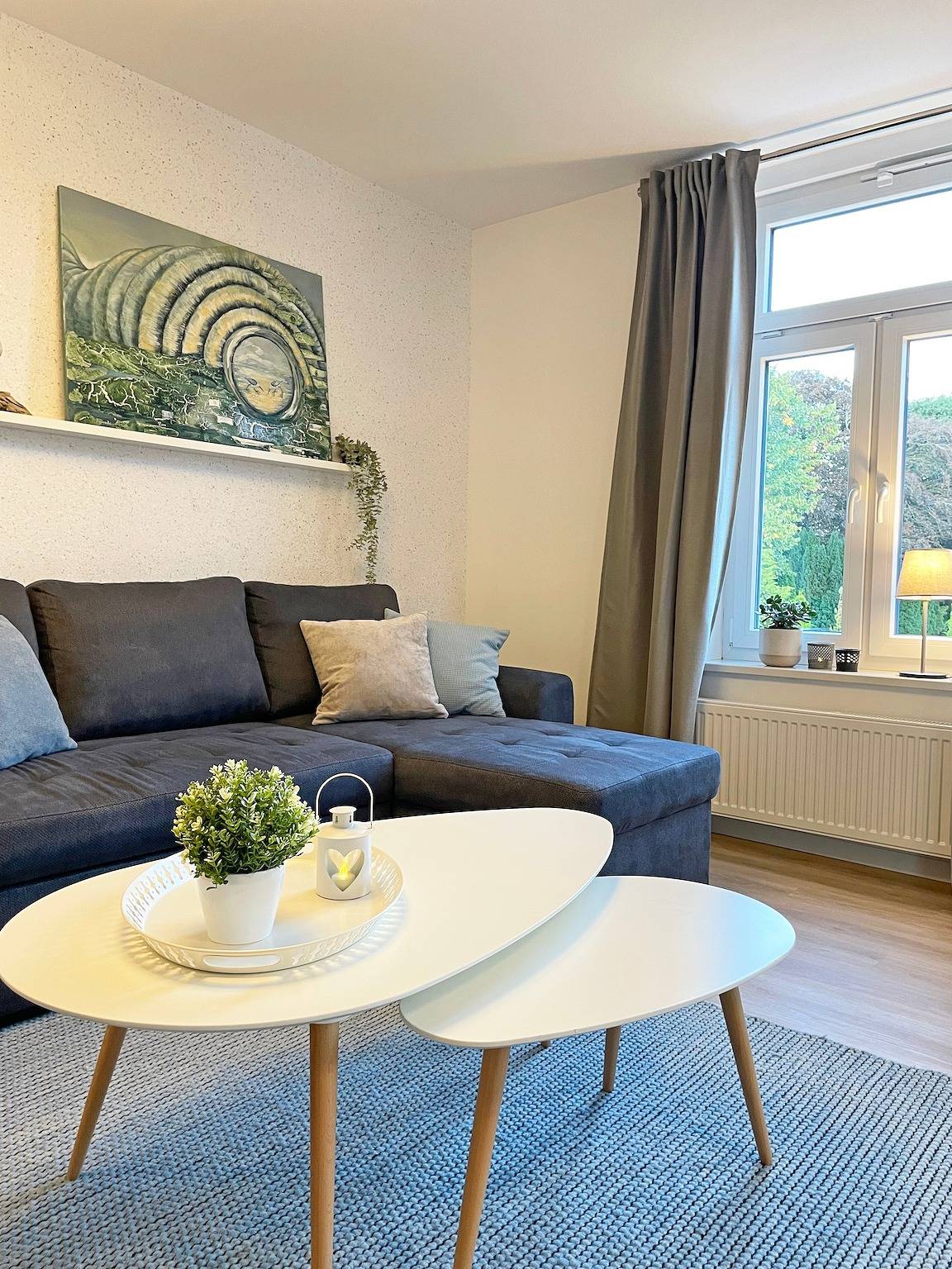 Ganze Wohnung, Ferienwohnung Ankerleicht mit Gemeinschaftsterrasse, Gemeinschaftsgarten und Wi-Fi in Steinbergkirche, Schleswig-Flensburg