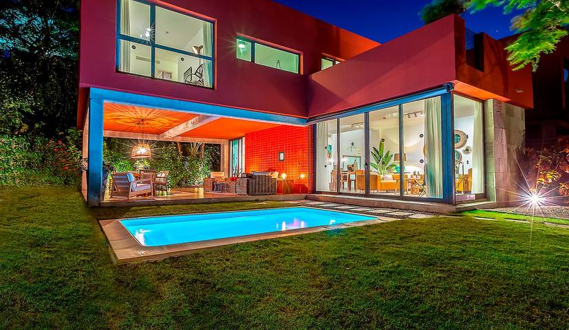 Chalet para 6 personas, con jardín y balcón - 1