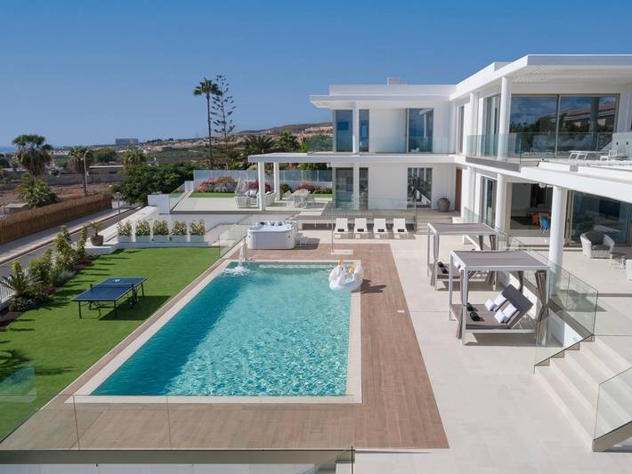 Ferienhaus für 8 Personen, mit Pool und Sauna sowie Meerblick und Garten auf den Kanaren - 3