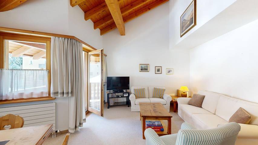 Ferienwohnung für 4 Personen, mit Balkon in Sils Maria