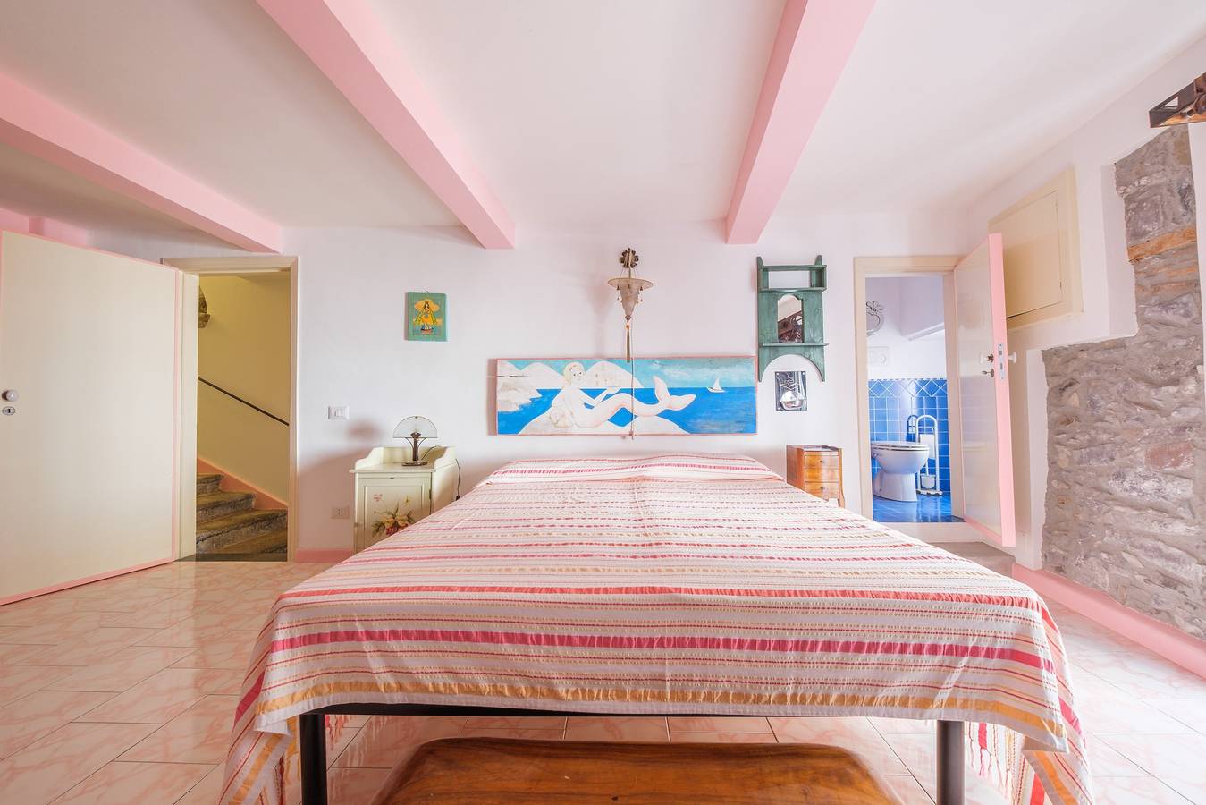 Habitación 'Rosa' con terraza compartida, Wi-Fi y aire acondicionado in Lipari (pueblo), Lipari