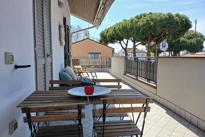 Appartamento per 4 persone, con balcone/terrazza in Pinarella