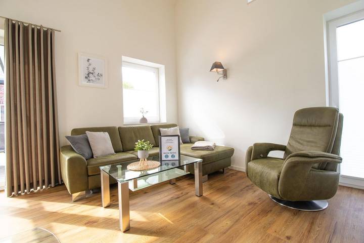Ferienhaus für 6 Personen, mit Terrasse und Garten sowie Sauna