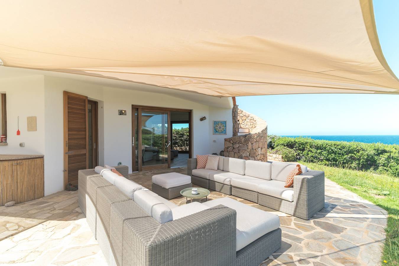 Villa „Clara“ mit Meerblick, Wlan und Klimaanlage in Portobello di Gallura, Portobello (Sardinien)
