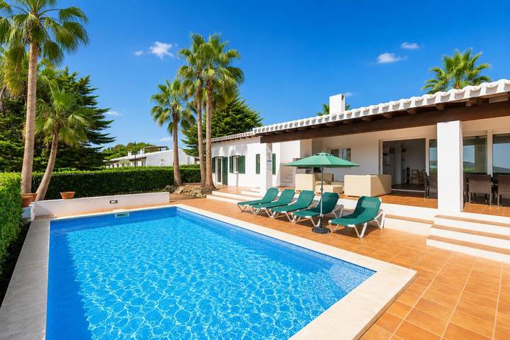Location de vacances pour 10 personnes, avec Vue sur l’océan ainsi que Terrasse et Jardin à Binibeca - 3