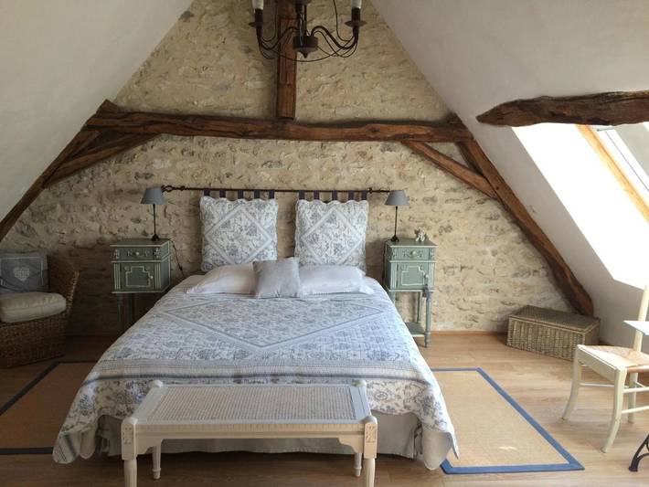 Chambre d’hôte pour 2 personnes, avec Terrasse ainsi que Jardin et Vue