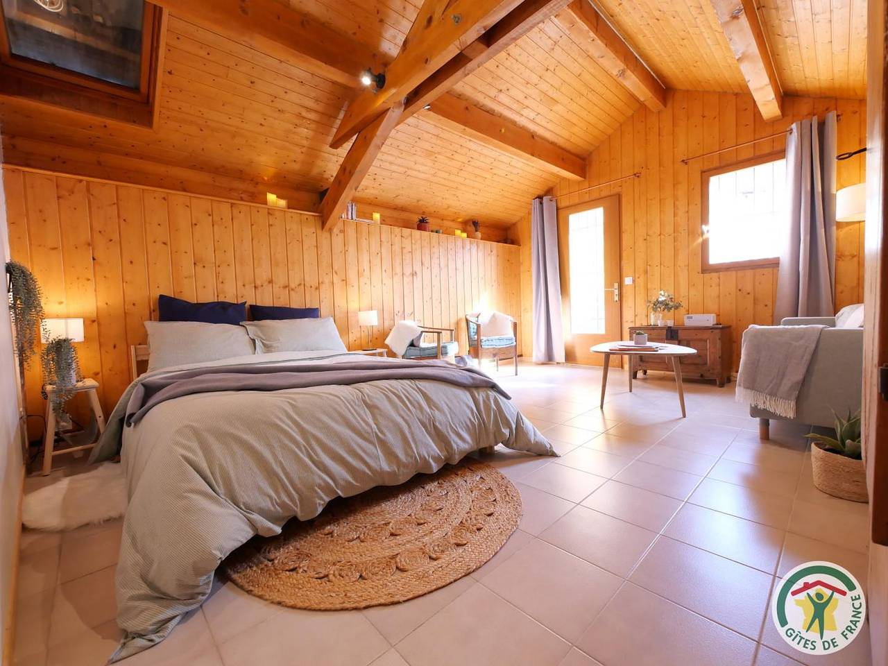 Gîte voor 2 personen met terras in Les Hieres, La Grave