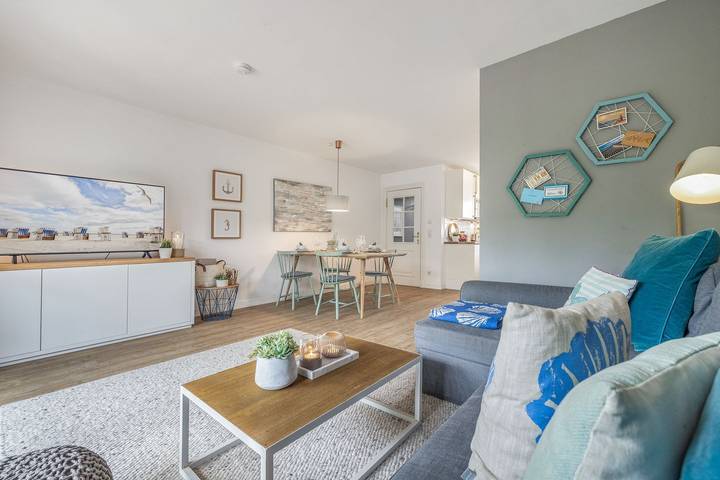 Ganze Wohnung, Appartement im Eg/Ug mit ca. 76 qm Nutzfläche für bis zu 4 Personen. in Nordfriesische Inseln (Schleswig-Holstein) (Schleswig-Holstein), Wenningstedt
