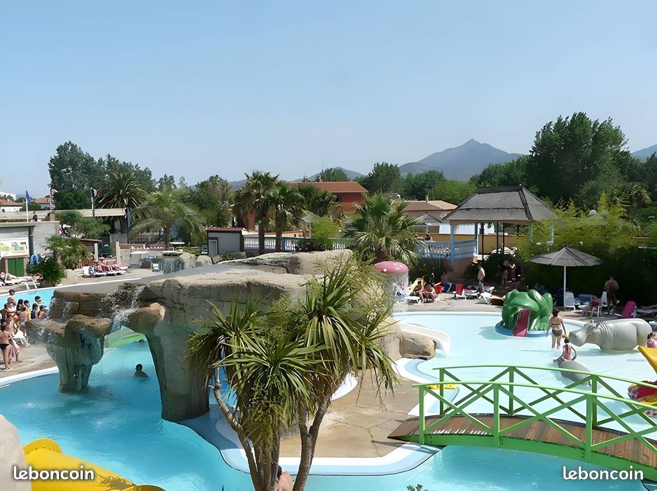 Wohnwagen 'Mobil-Home' mit Gemeinschaftspool und privater Terrasse in La Côte Vermeille, Argelès-sur-Mer