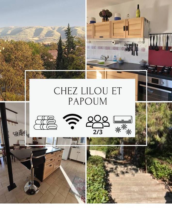 Maison de vacances pour 3 personnes, avec terrasse et vue, animaux acceptés
