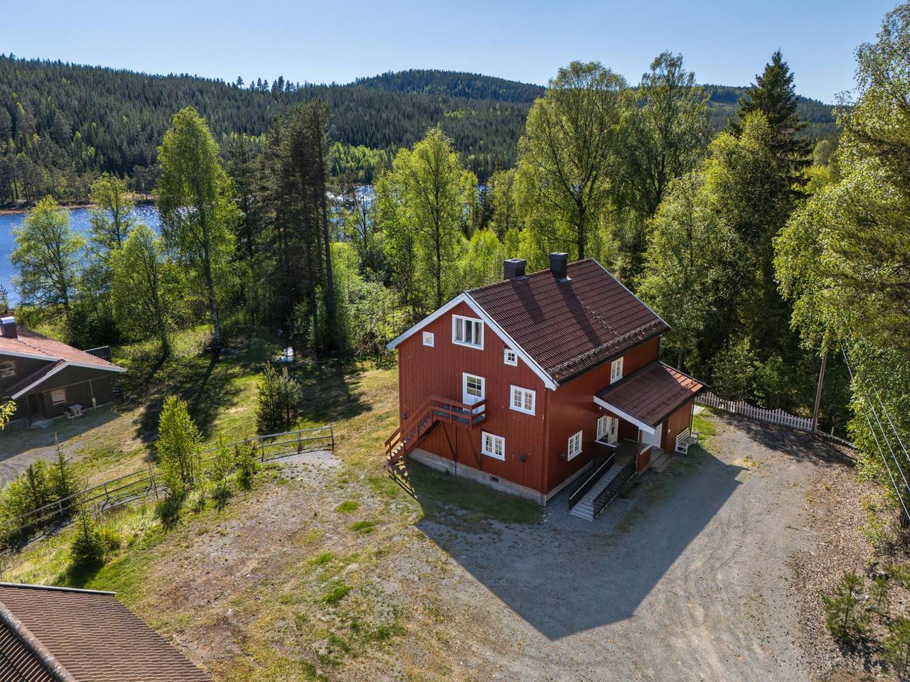 Bjørkhaug - 60 min Osl - Natur - Innsjø in Stange
