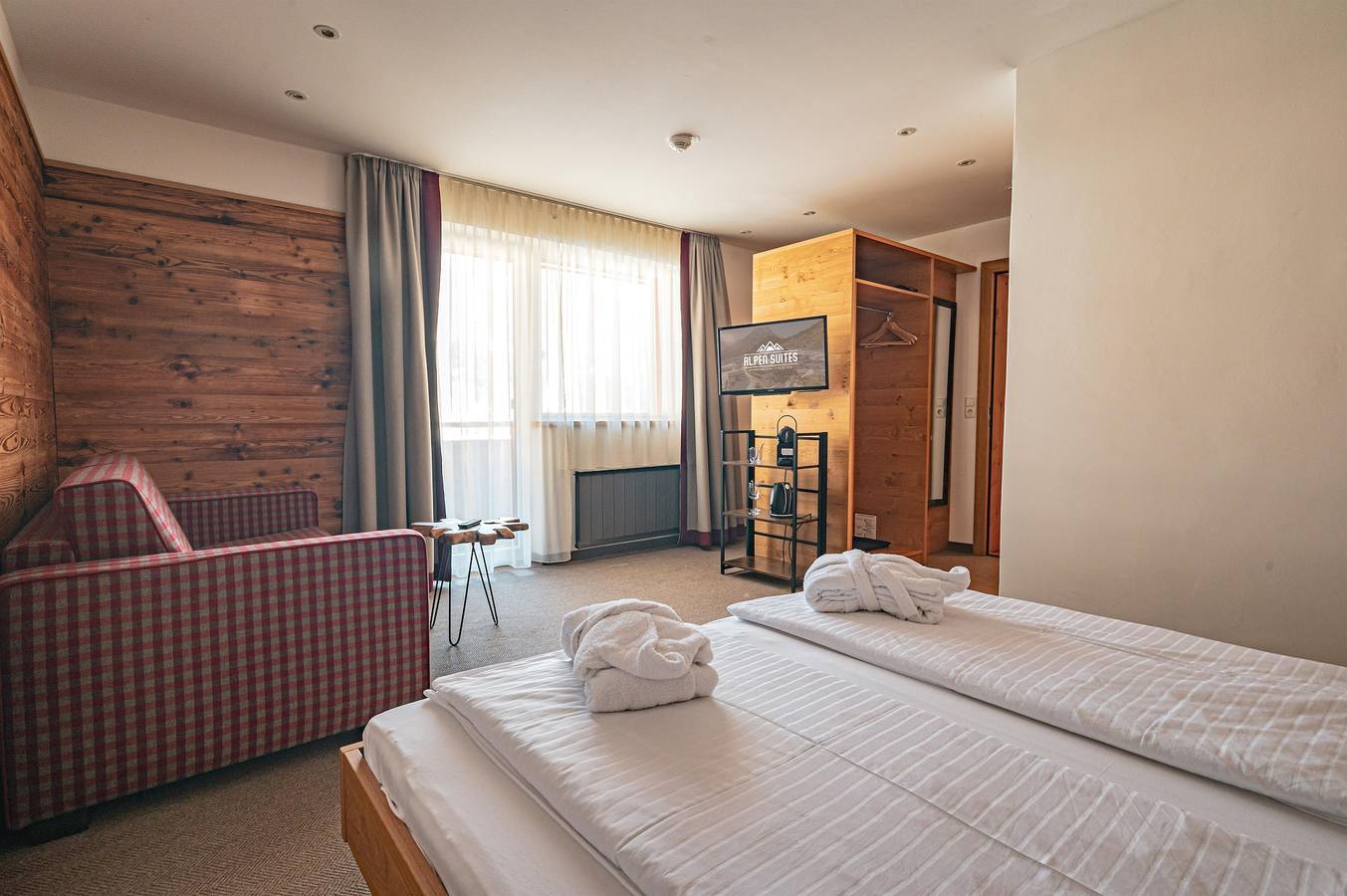 Hel ferielejlighed, Studio, Dusche, Wc, 1 Schlafraum in Rätikon mountain range, Brand