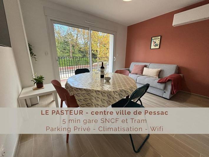 Appartement de vacances pour 4 personnes, avec terrasse à Pessac