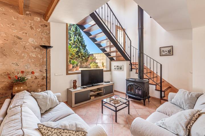 Maison de vacances "Cas Padrins de Campos" avec vue montagne, piscine et terrasse in Campos, Majorque du Sud