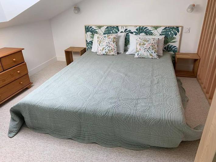 Location de vacances pour 3 personnes, avec piscine ainsi que jardin et vue à Le Pellerin - 4