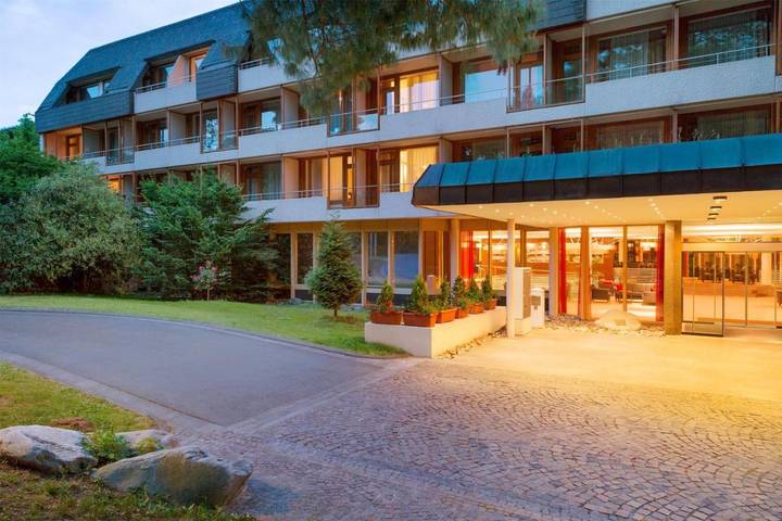Hôtel pour 2 personnes, avec jardin et piscine ainsi que sauna et vue, animaux acceptés