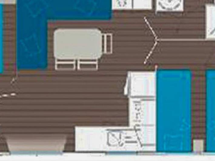 Camping für 6 Personen, mit Kinderpool in Atlantikküste Frankreich - 4