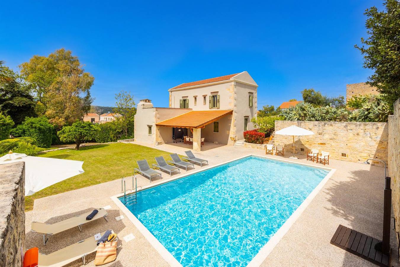 Villa für 11 Personen mit Balkon in Vamos, Chania und Umgebung