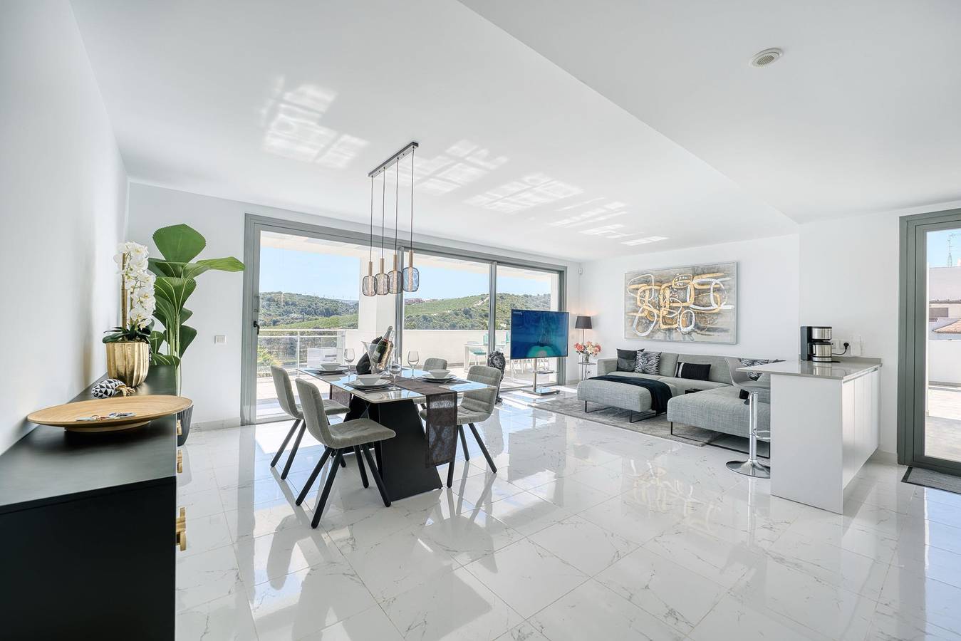 Entire apartment, 3019 Stunning Penthouse with Golf & Sea View in Casares del Sol, Casares