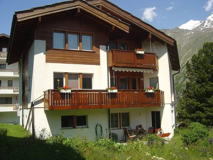 Ferienwohnung für 4 Personen, mit Balkon in Saas-Fee