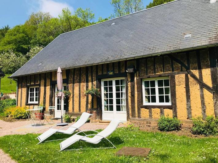 Gîte pour 2 personnes, avec sauna ainsi que jardin et vue, animaux acceptés à Les Champeaux - 4