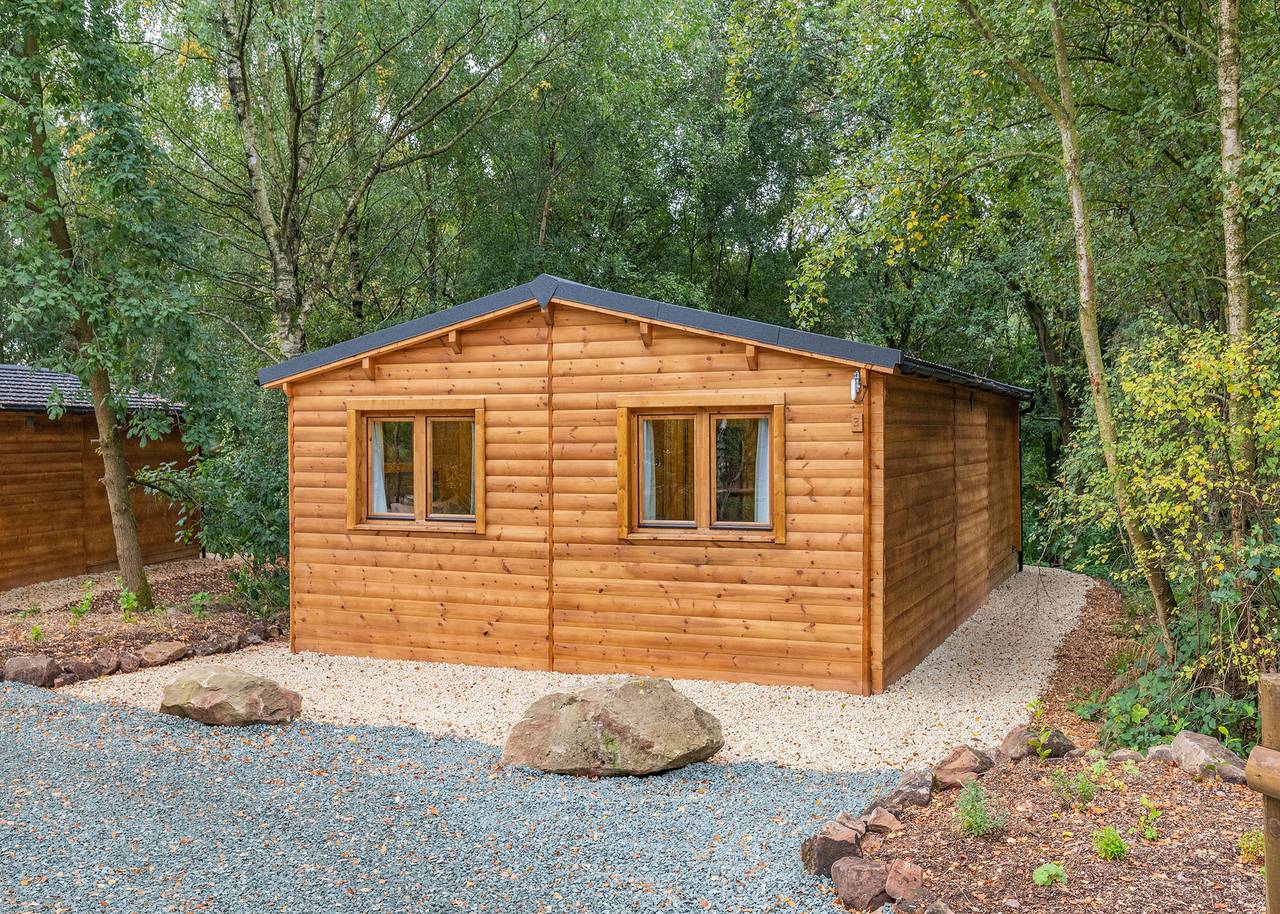 Robin Log Cabin in Alton Towers, Staffordshire