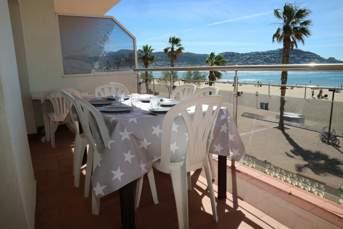 Appartement entier, Appartement de vacances pour 6 personnes avec terrasse in Santa Margarida, Roses