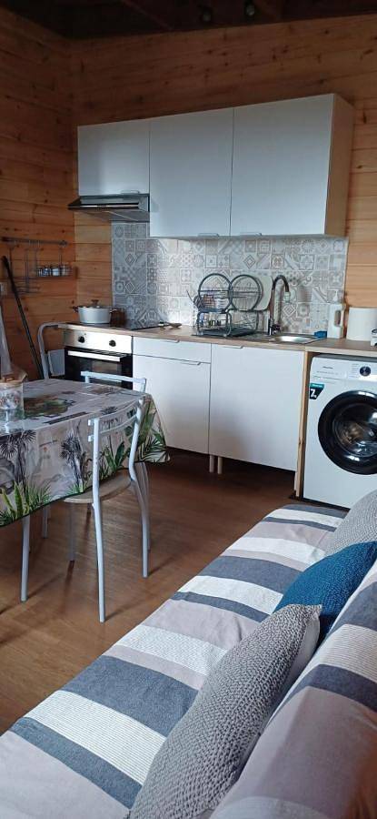 Chalet pour 2 personnes, avec balcon ainsi que vue et jardin