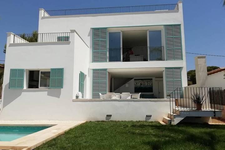 Finca mit Hund für 6 Personen, mit Balkon und Terrasse sowie Garten und Pool in Es Trenc