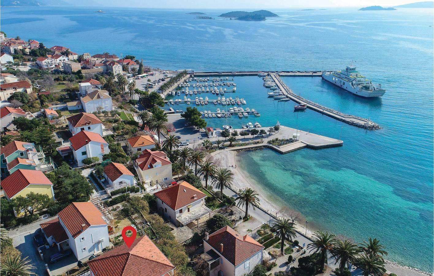 Ganze Ferienwohnung, Ferienwohnung für 4 Personen mit Terrasse in Orebic, Peljesac