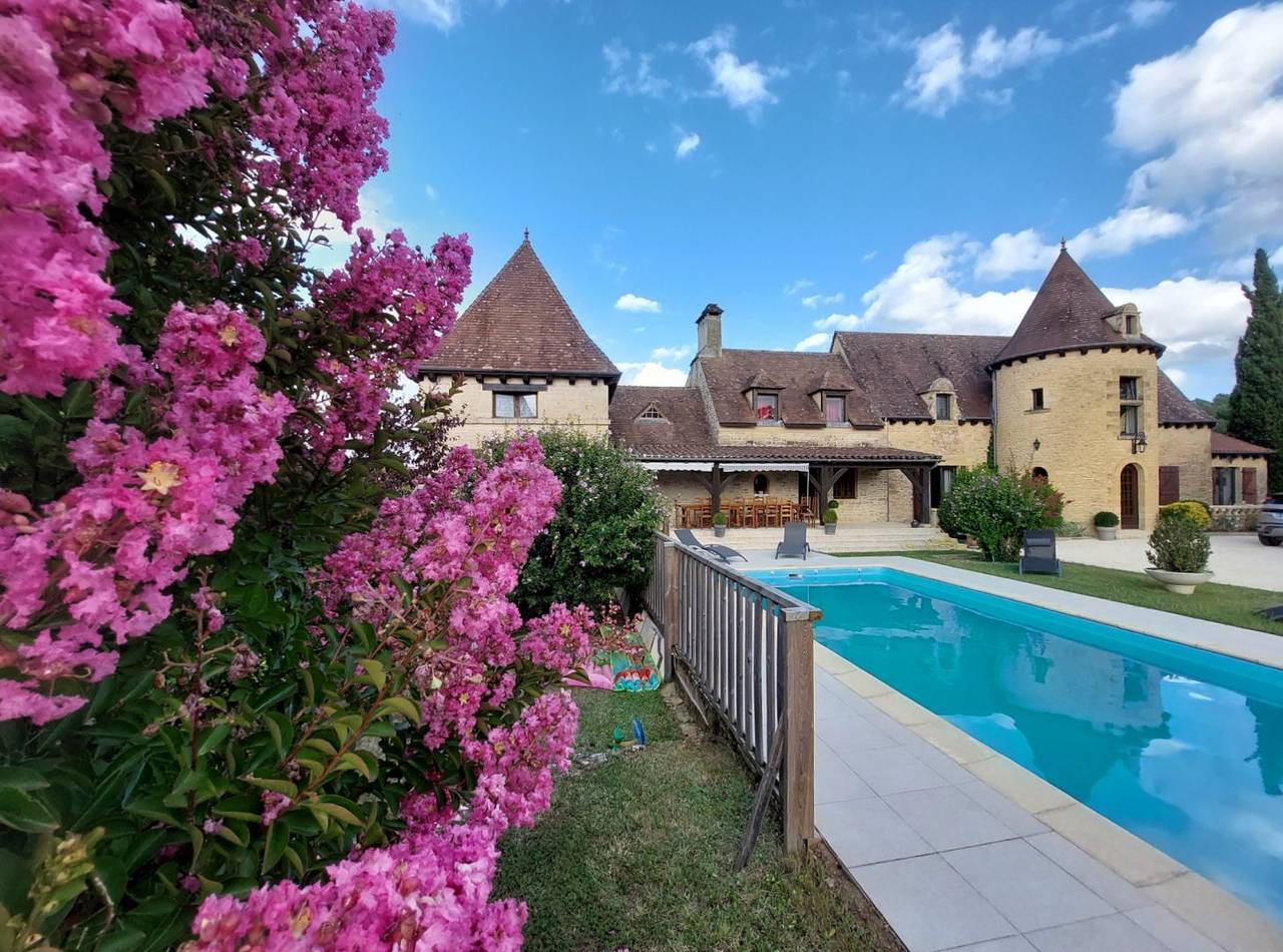 Grand gîte Les Terrasses Dalbavie 15 pers., avec piscine chauffée in Marcillac-Saint-Quentin, Périgord Noir