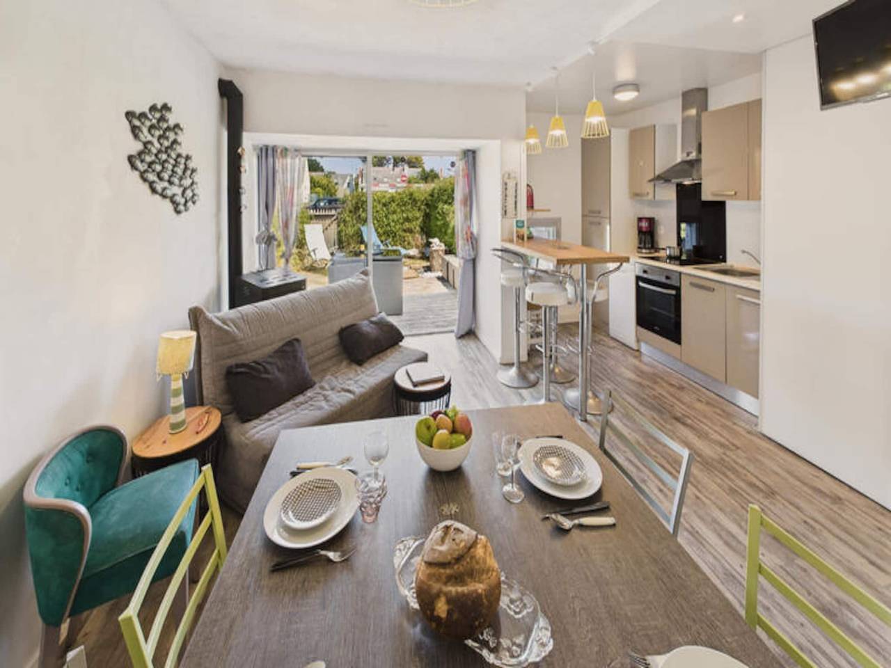 Appartement entier, Appartement à Île-Tudy près de la plage de Treustel in Île-Tudy, Côte de Cornouaille