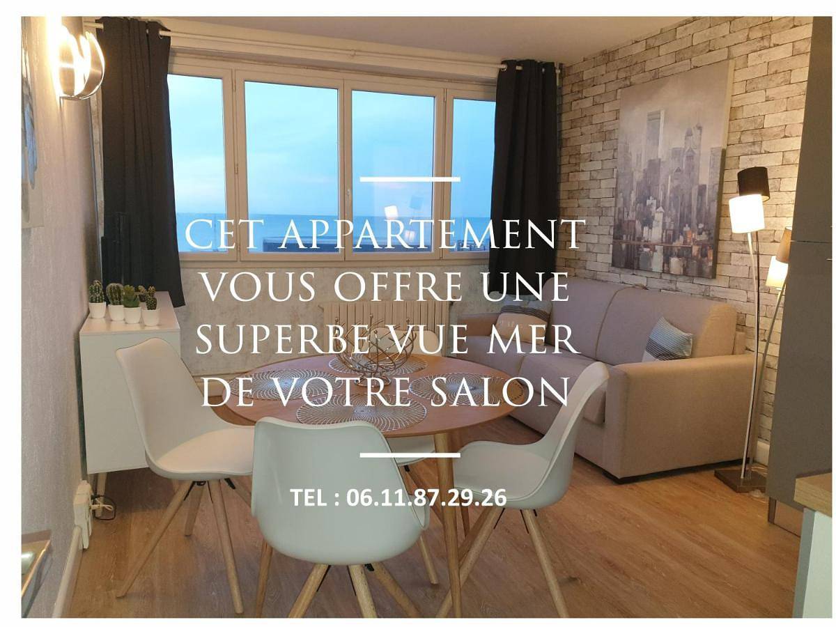 Appartement entier, Résidence du bord de mer Plusieurs appartements avec vue mer garantie in Le Tréport, Région de Dieppe