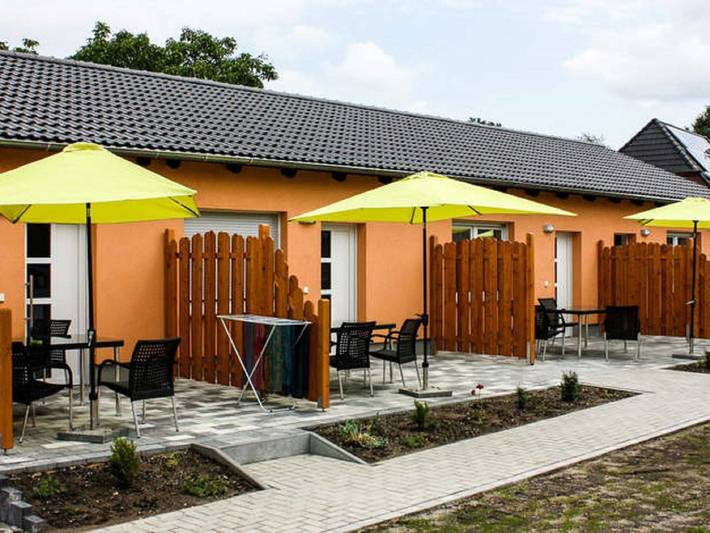 Ferienwohnung für 3 Personen, mit Terrasse und Garten in Senftenberg