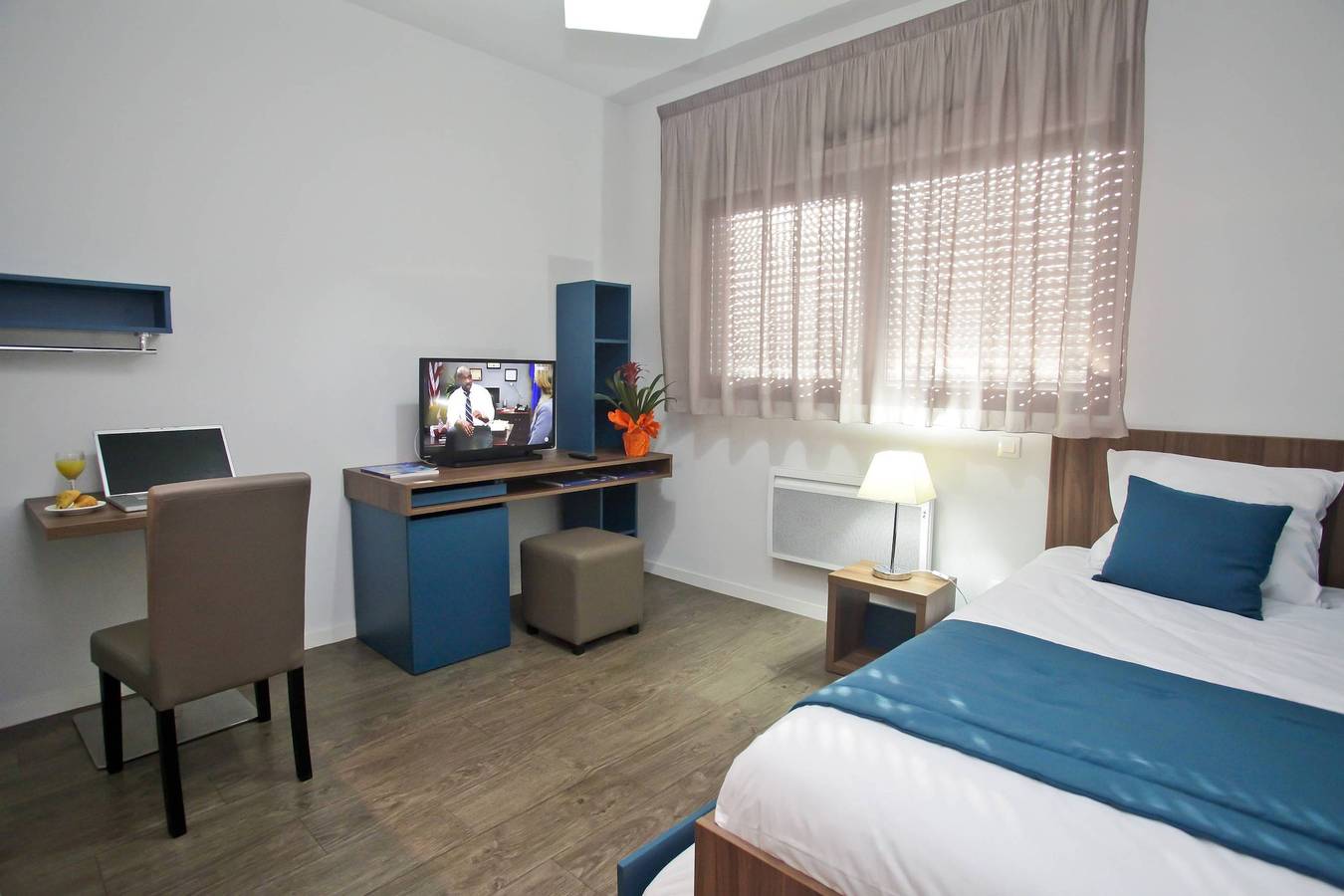Gehele studio, Appart'hôtel Odalys Le Jardin des Lettres in Tours, Tours en omgeving