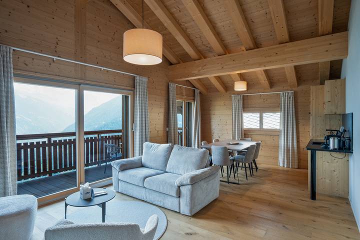 Ganze Wohnung, Dent-Blanche Resort - Wohnung 4 Zimmer in Riod, Hérémence