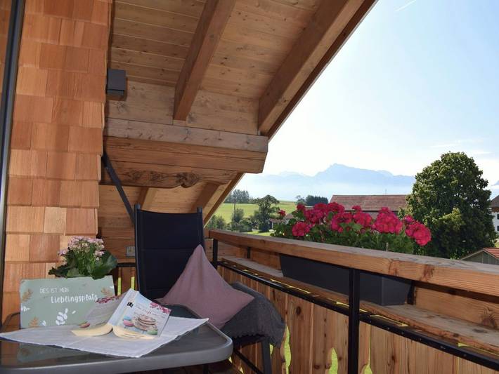 Agroturystyka dla 4 osób, z Balkon i Balkon/ taras oraz Taras i Ogród w Forggensee