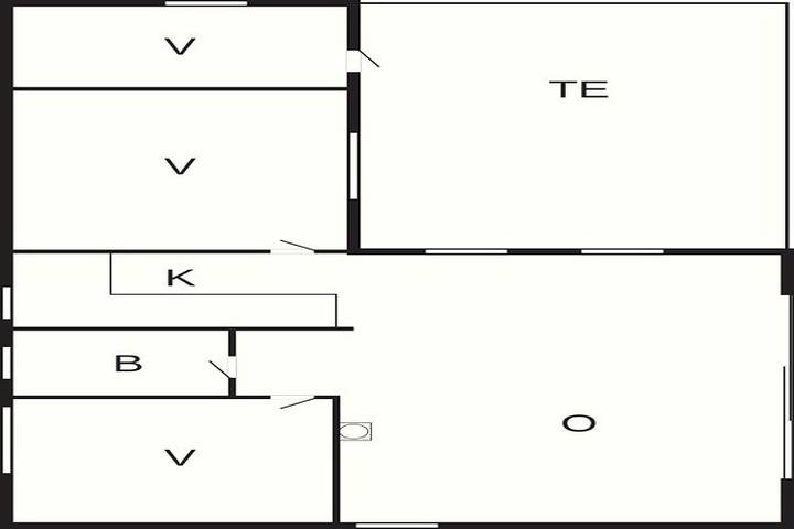Ferienhaus für 4 Personen, mit Terrasse und Garten in Blavand - 4