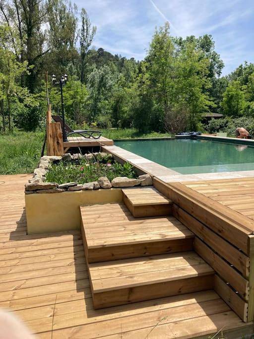 Gîte pour 4 personnes, avec piscine ainsi que vue et jardin à Allemagne-en-Provence - 3