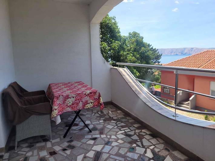 Studio dla 2 osób, z balkon w Klenovica