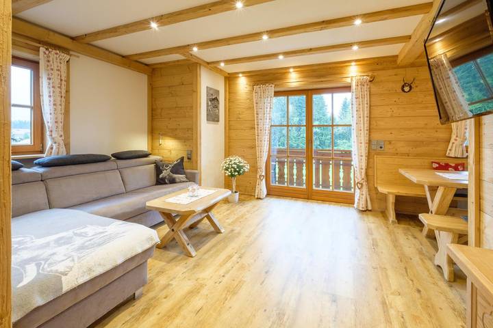 Ferienwohnung für 7 Personen, mit Balkon und Terrasse sowie Garten und Sauna in Ofterschwang - 4