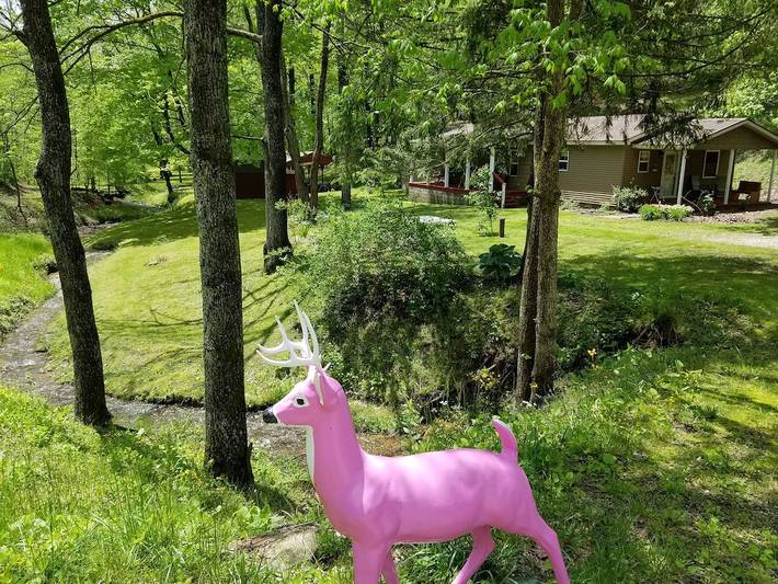 Vacation rental for 7 people, with yard and terrace, with pets in Hocking County